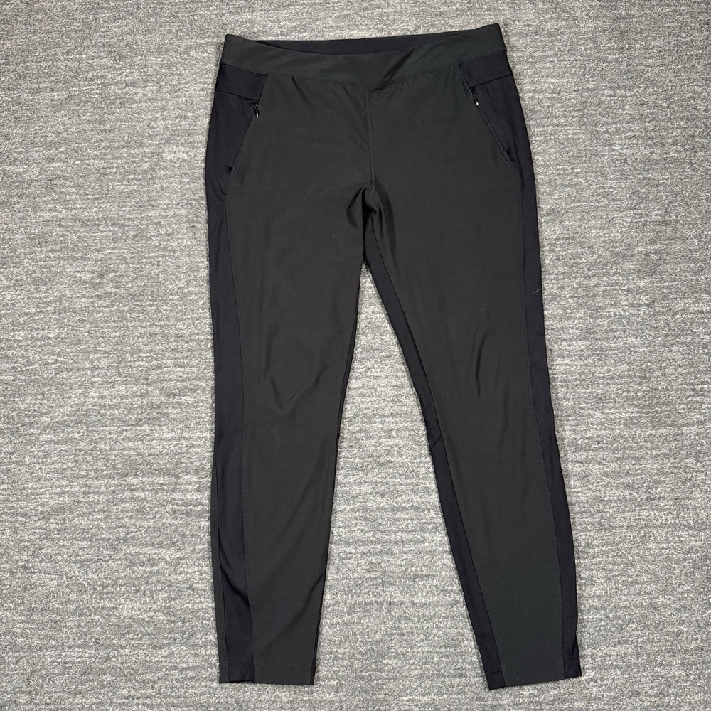 Kuhl Outleisure Pocket Legging Women Large Black Camp Hike Trail Outdoor 6346